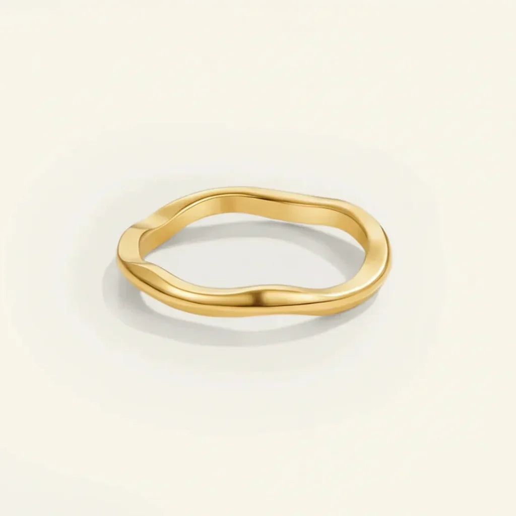 Minimalist Gold Ring With Stainless Steel For Daily Wear | Temsk