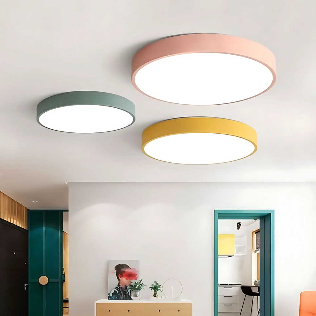 Træloftslampe med skandinavisk stil og varm LED-glød | Temsk