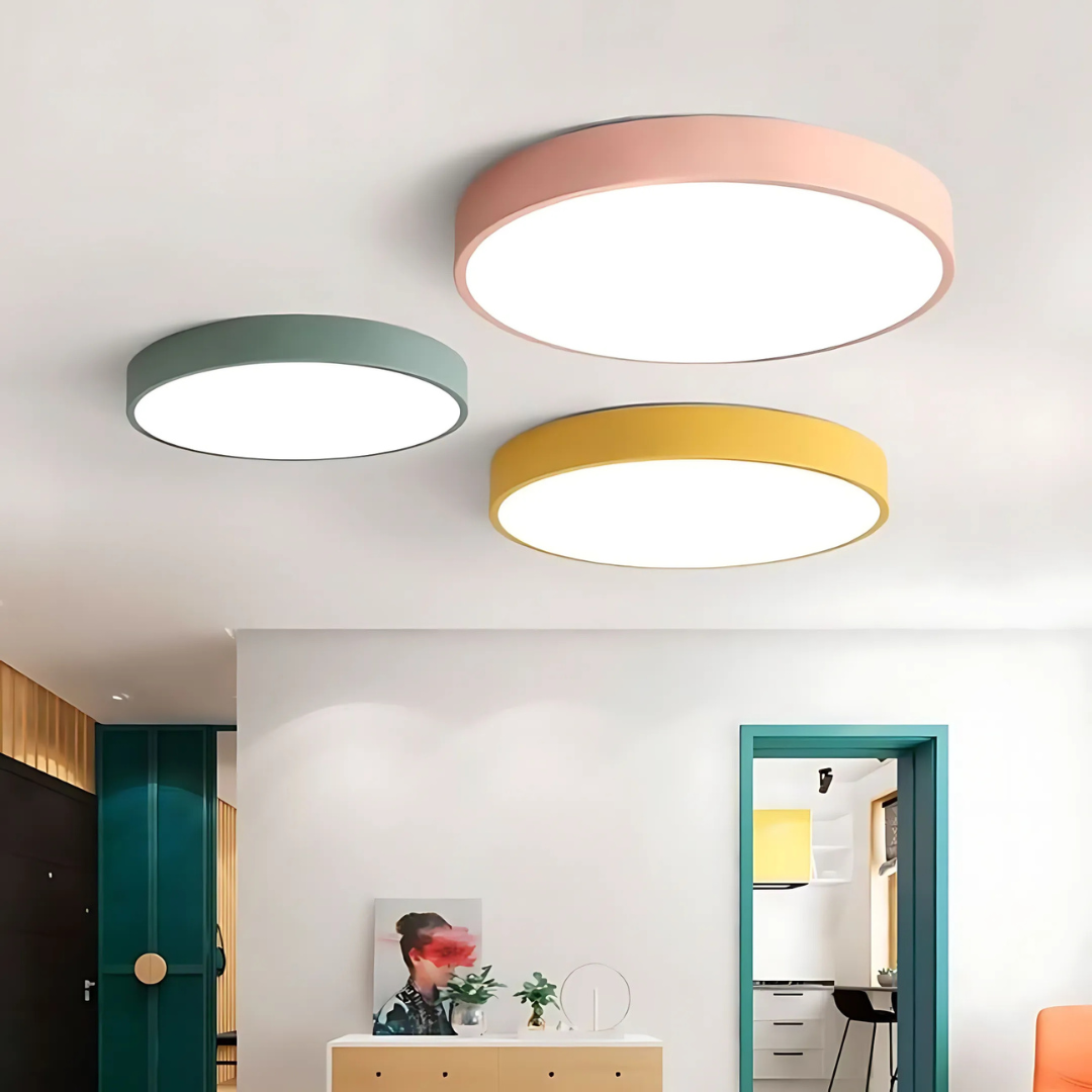 Træloftslampe med skandinavisk stil og varm LED-glød | Temsk