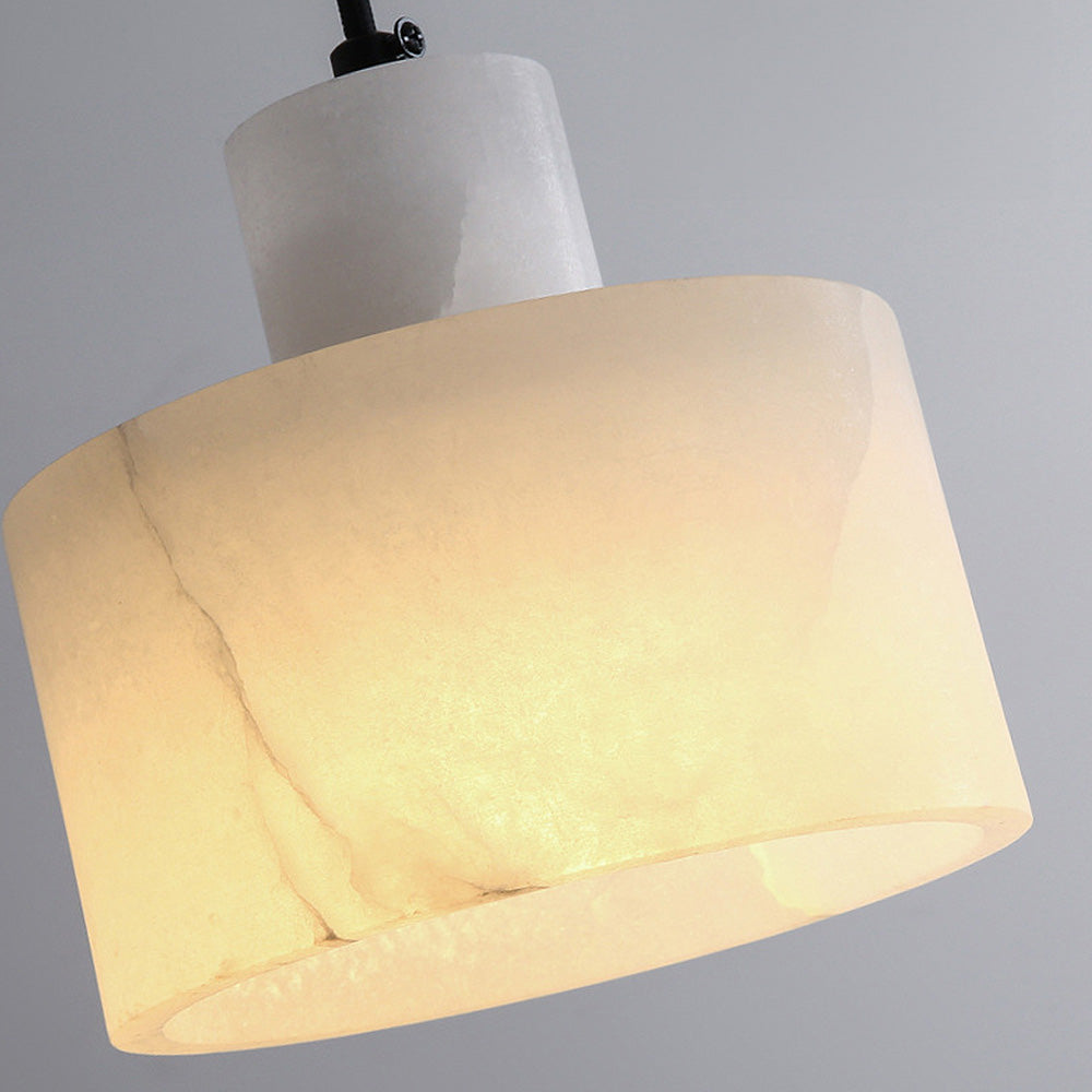 Nordin White Marble Pendant Light for Scandinavian Interiors | Snurv | Temsk