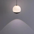 Solara Marble and Alabaster Luster Lamp in Scandinavian Style | Snurv | Temsk