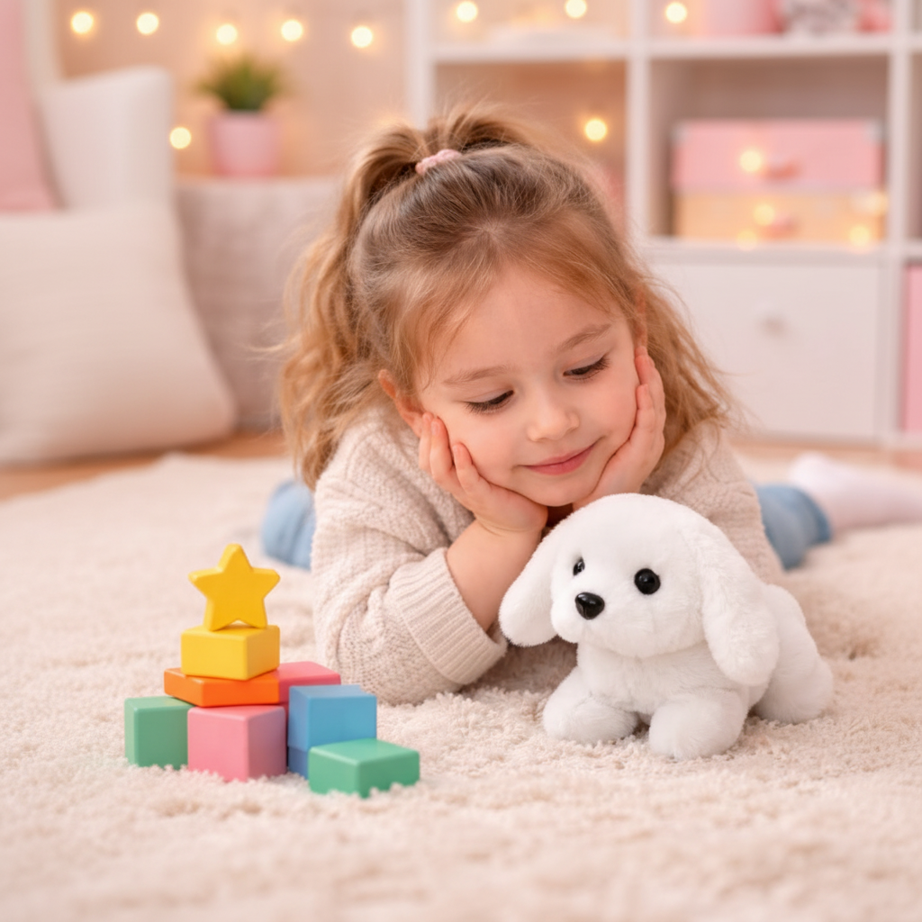 Interactive Plush Puppy Toy With Realistic Movements | Temsk