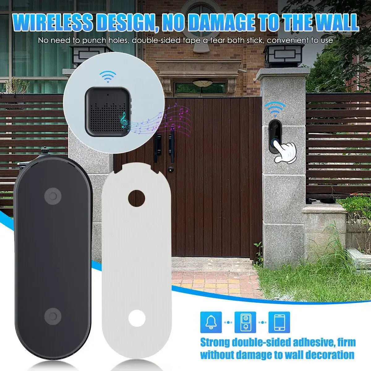 NovaGuard Wireless Smart Video Doorbell With Motion Sensor | Temsk