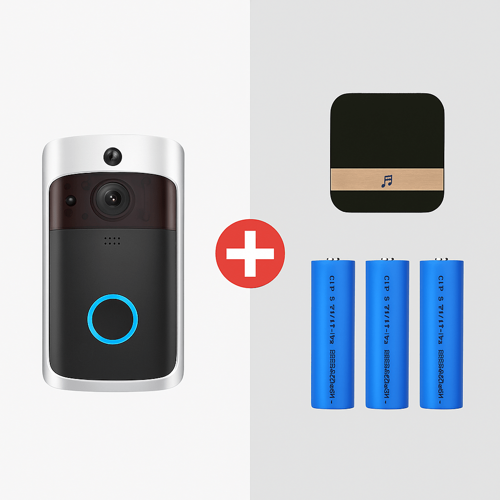 SafeEntry Smart Video Doorbell With HD Night Vision And Two Way Audio | Temsk