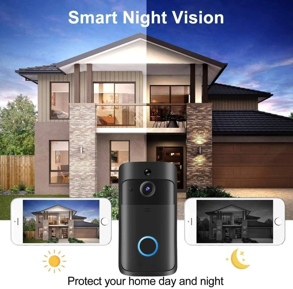 SafeEntry Smart Video Doorbell With HD Night Vision And Two Way Audio | Temsk