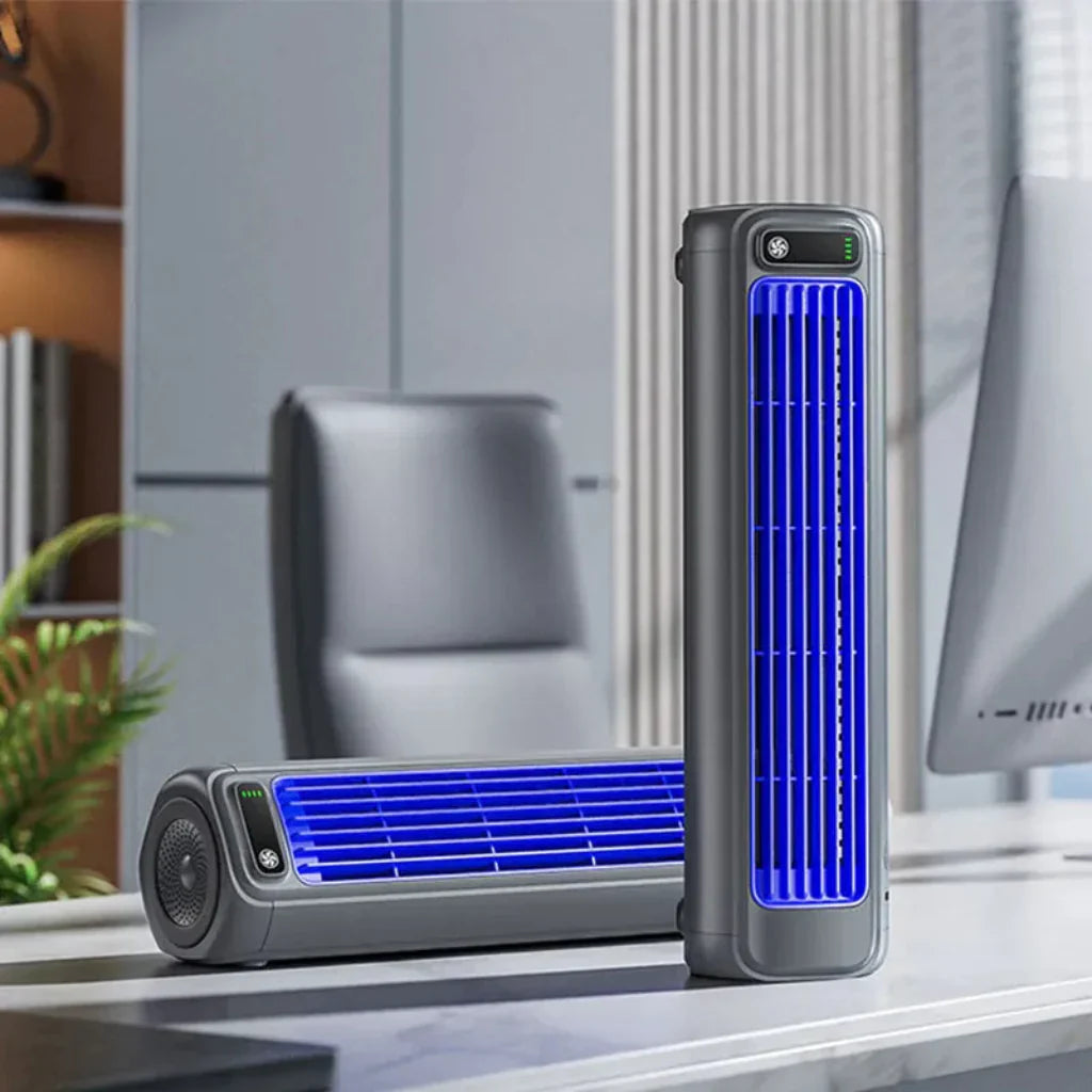 Desktop Tower Fan Portable Quiet Air Circulator For Small Spaces | Temsk