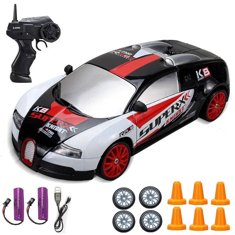 DriftPulse Electric 4WD RC Drift Car With Realistic Sports Design | Temsk
