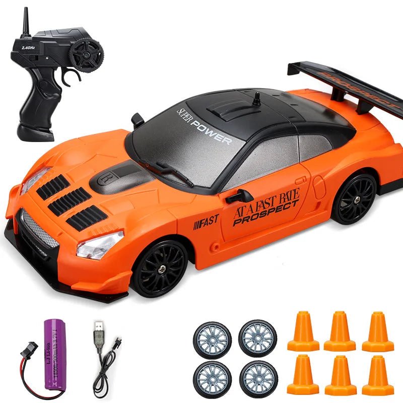 DriftPulse Electric 4WD RC Drift Car With Realistic Sports Design | Temsk