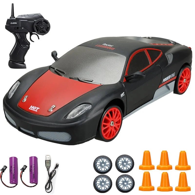 DriftPulse Electric 4WD RC Drift Car With Realistic Sports Design | Temsk