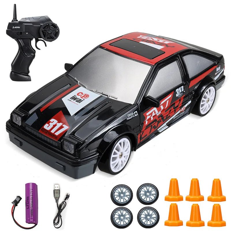 DriftPulse Electric 4WD RC Drift Car With Realistic Sports Design | Temsk