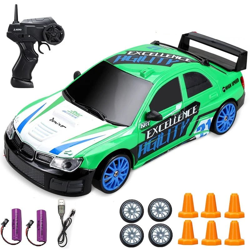 DriftPulse Electric 4WD RC Drift Car With Realistic Sports Design | Temsk