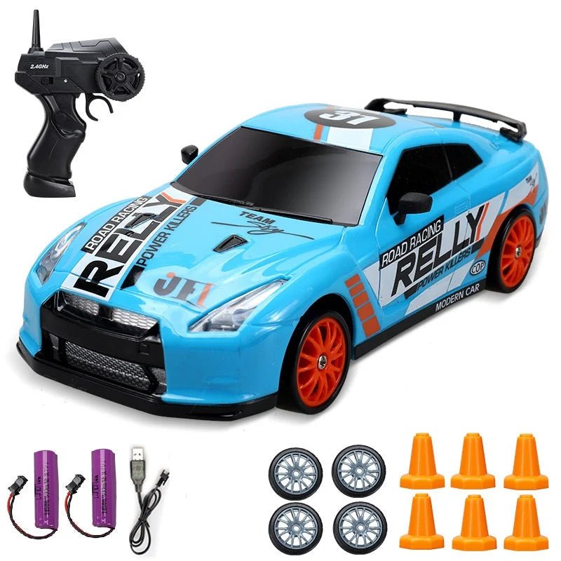 DriftPulse Electric 4WD RC Drift Car With Realistic Sports Design | Temsk