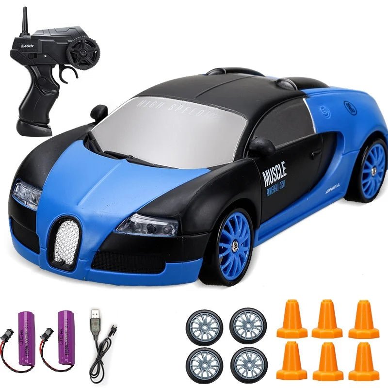 DriftPulse Electric 4WD RC Drift Car With Realistic Sports Design | Temsk