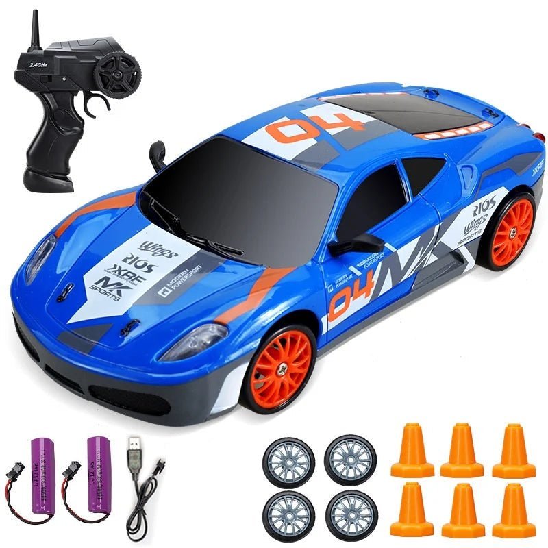 DriftPulse Electric 4WD RC Drift Car With Realistic Sports Design | Temsk