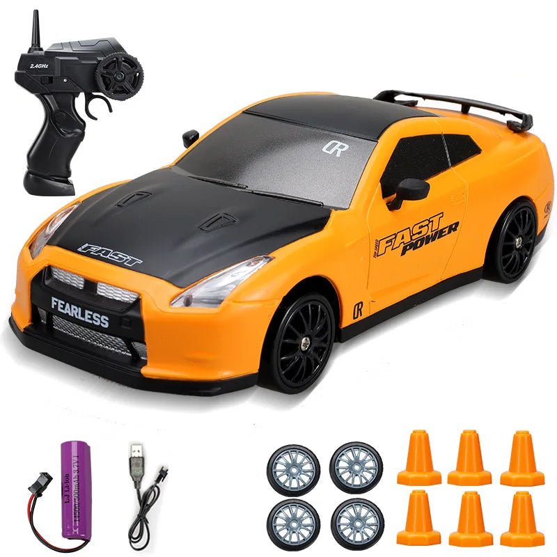 DriftPulse Electric 4WD RC Drift Car With Realistic Sports Design | Temsk