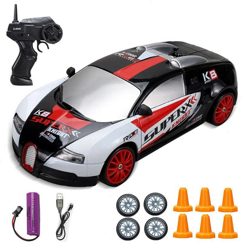 DriftPulse Electric 4WD RC Drift Car With Realistic Sports Design Temsk