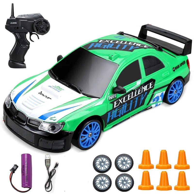 DriftPulse Electric 4WD RC Drift Car With Realistic Sports Design | Temsk