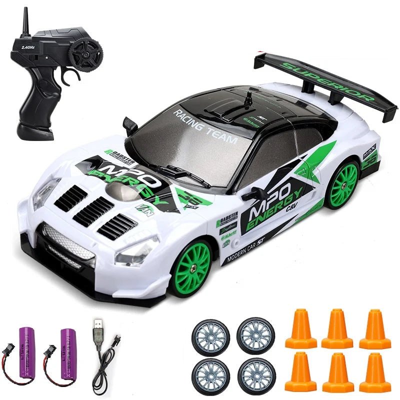 DriftPulse Electric 4WD RC Drift Car With Realistic Sports Design | Temsk