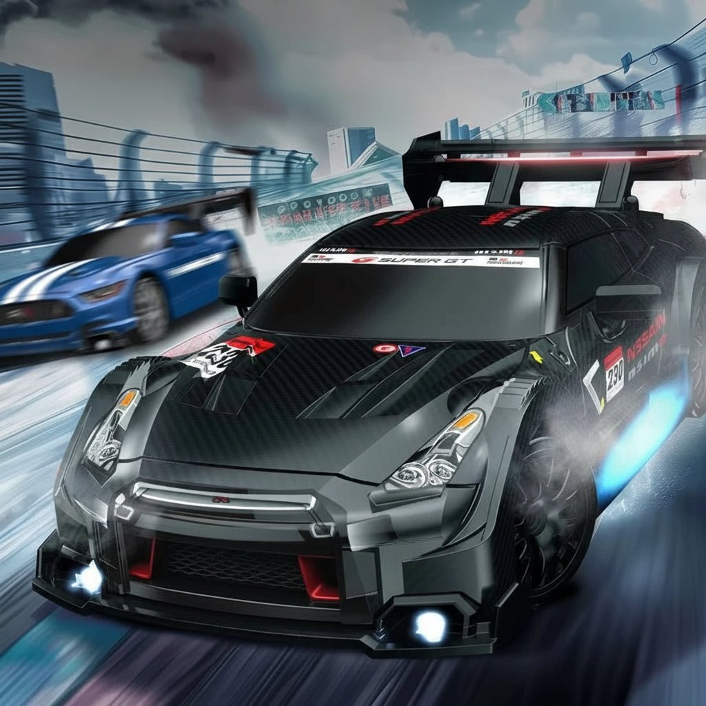 DriftNova 4WD RC driftovací auto s ultra hladkými pneumatikami pro plynulé driftování | Temsk