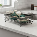 CulinaCraft Foldable Stainless Steel Dish Rack For Space Saving Kitchens | Temsk