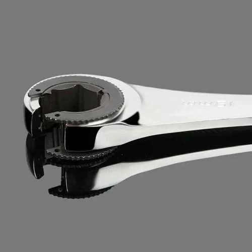 GripFlex Pro Adjustable Ratchet Wrench for Pipe Connections (2-In-1) | Temsk