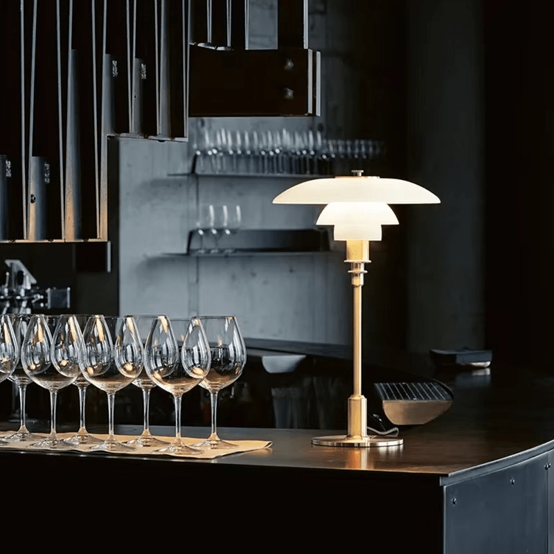 Nordhaven Scandinavian Table Lamp With Dimmable LED Light | Temsk