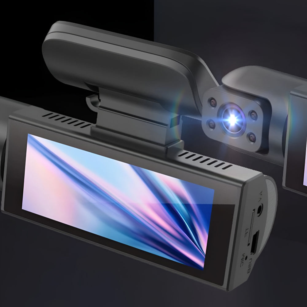 1080P Dual Lens Dash Camera For Cars With Parking Monitor | Temsk