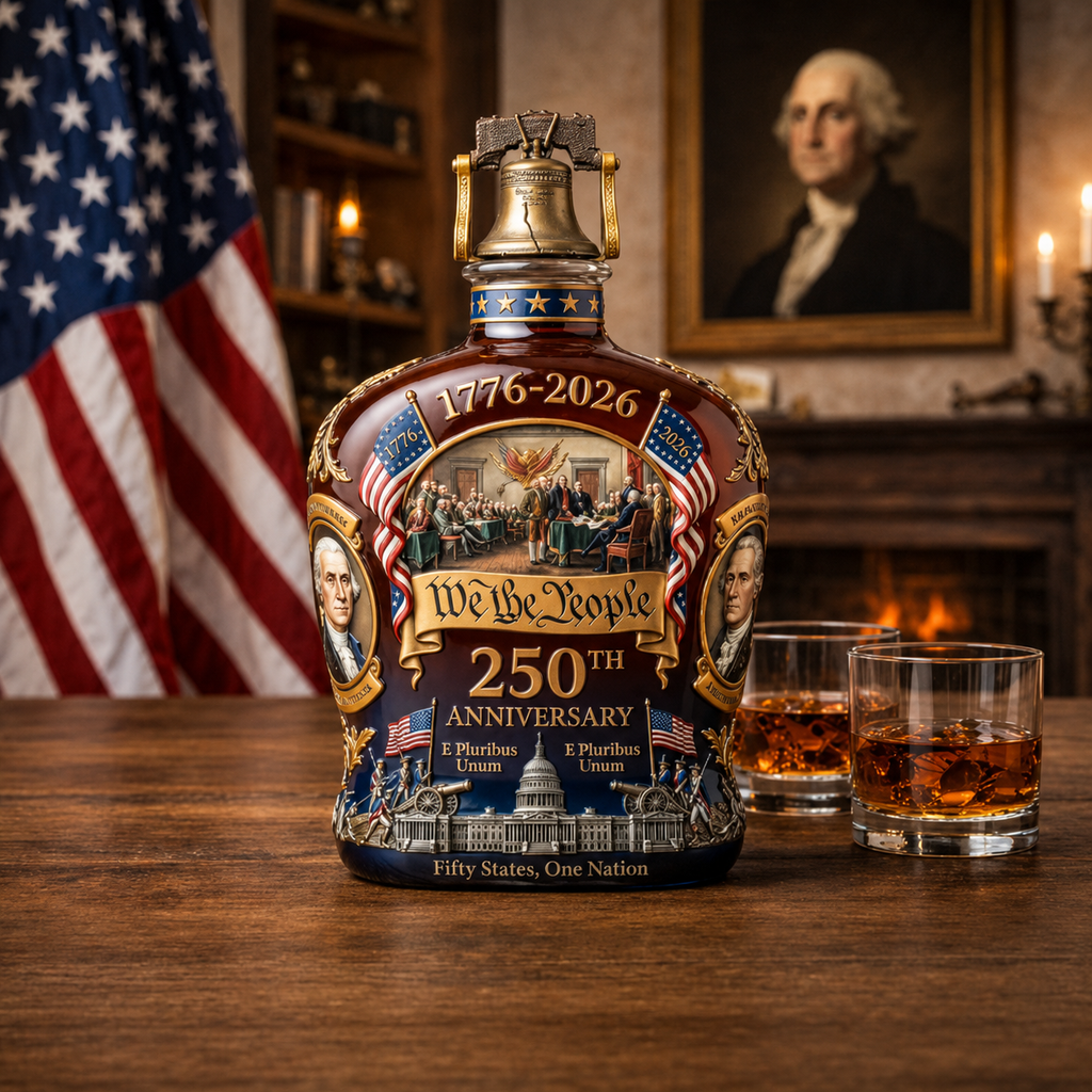 Whiskey-Dekanter aus Bleikristallglas zur Dekoration | Temsk