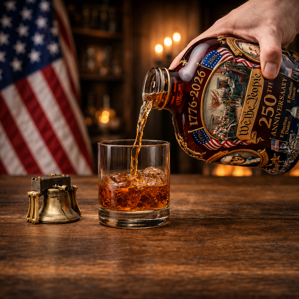 Whiskey-Dekanter aus Bleikristallglas zur Dekoration | Temsk