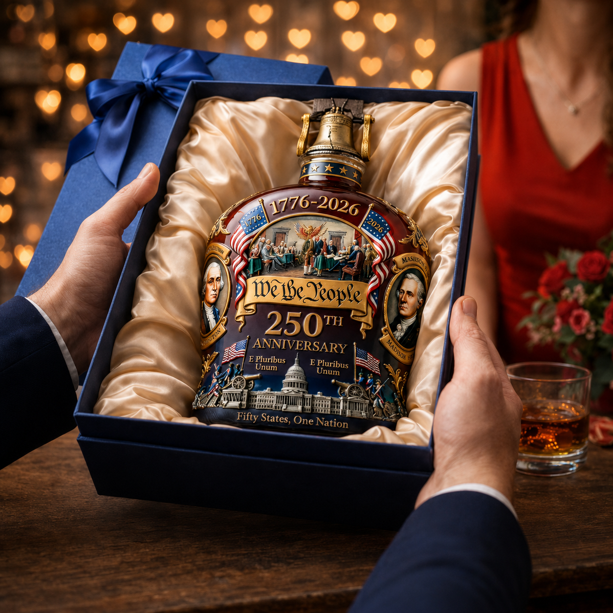 Whiskey-Dekanter aus Bleikristallglas zur Dekoration | Temsk