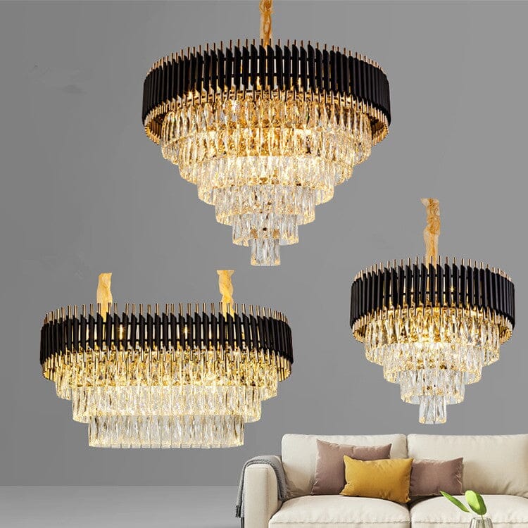 Aurelius Chandelier Collection with Adjustable Cords and Shade Options | Temsk