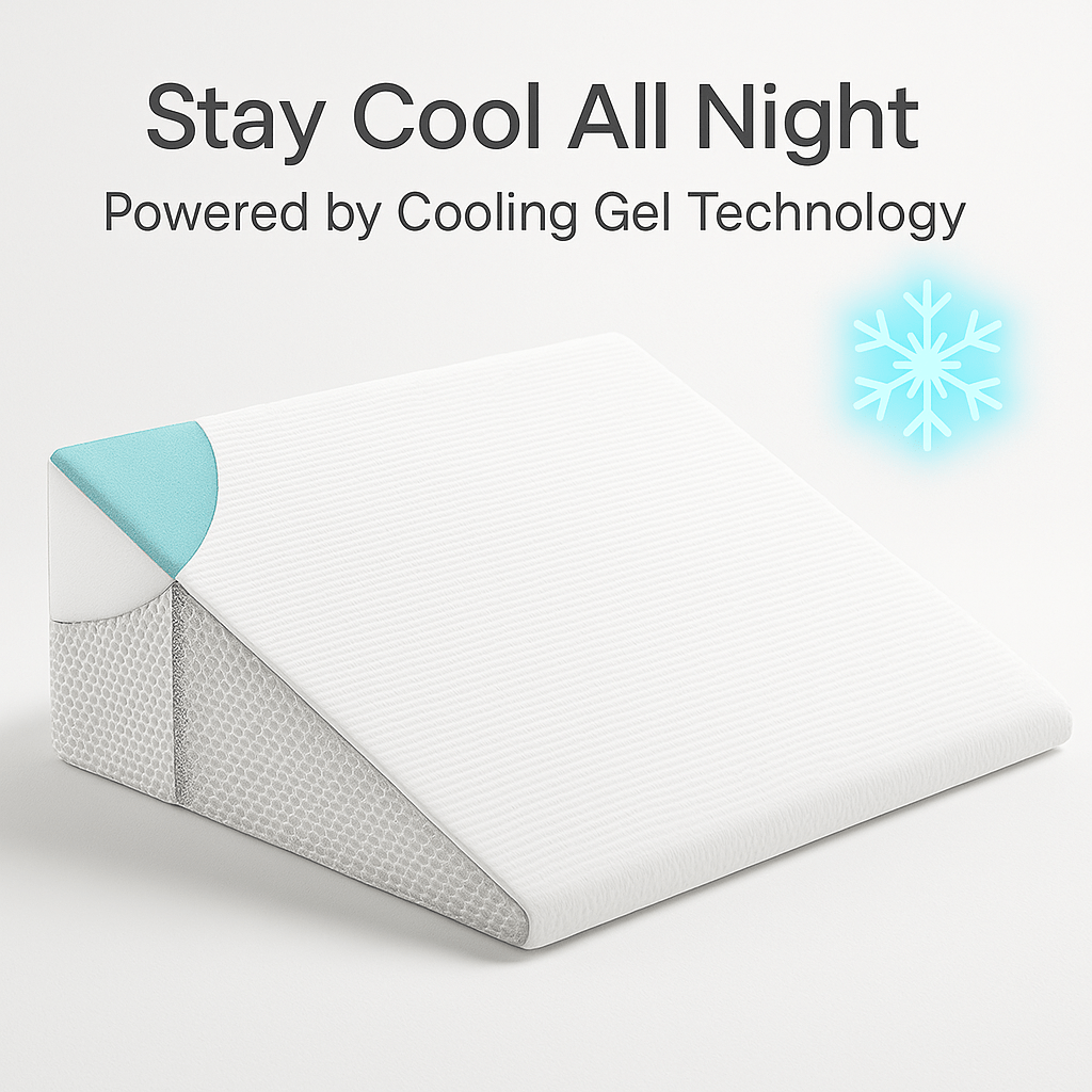 Deluxe Incline Wedge Pillow For Comfort And Support | Temsk