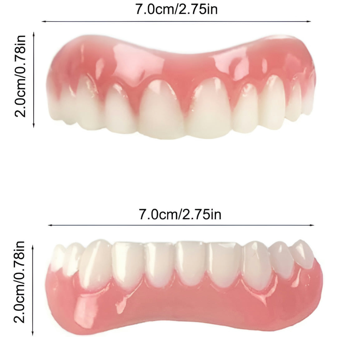 Silicone Denture Replacement Kit for Comfortable Teeth Fit, Dental Set | Temsk
