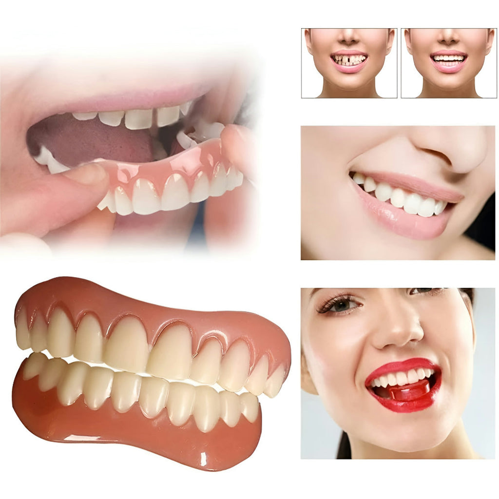 Silicone Denture Replacement Kit for Comfortable Teeth Fit, Dental Set | Temsk
