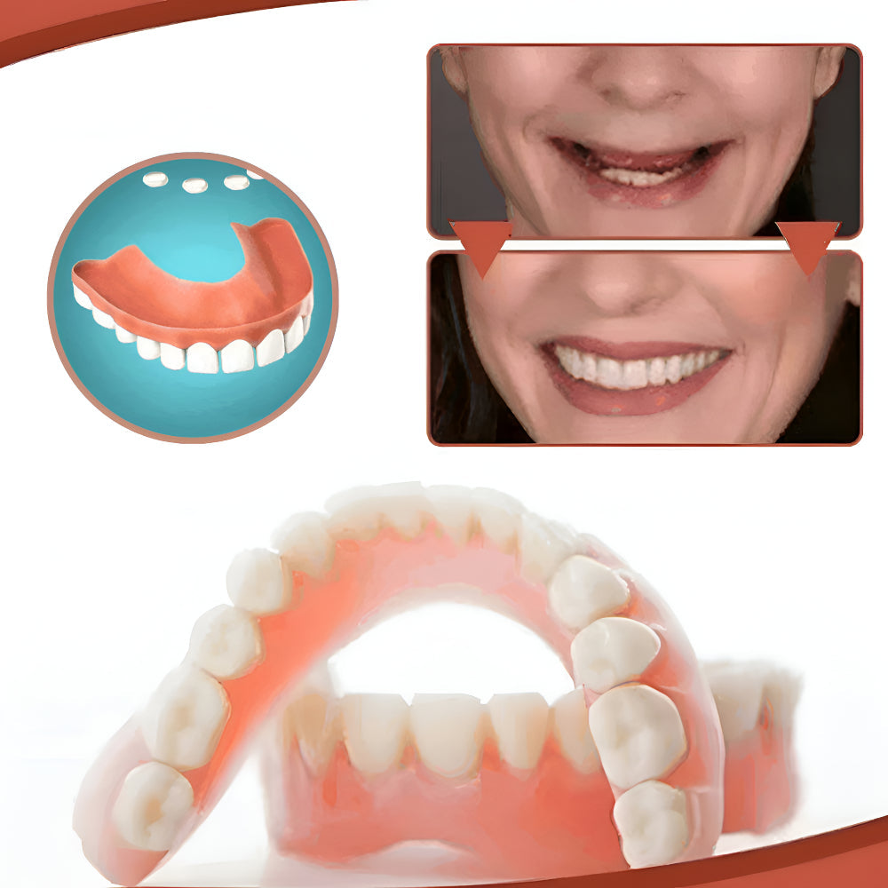 Silicone Denture Replacement Kit for Comfortable Teeth Fit, Dental Set | Temsk