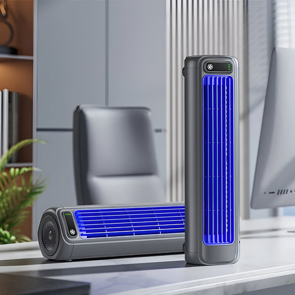 Compact Tower Desk Fan For Small Spaces With Three Speeds | Temsk