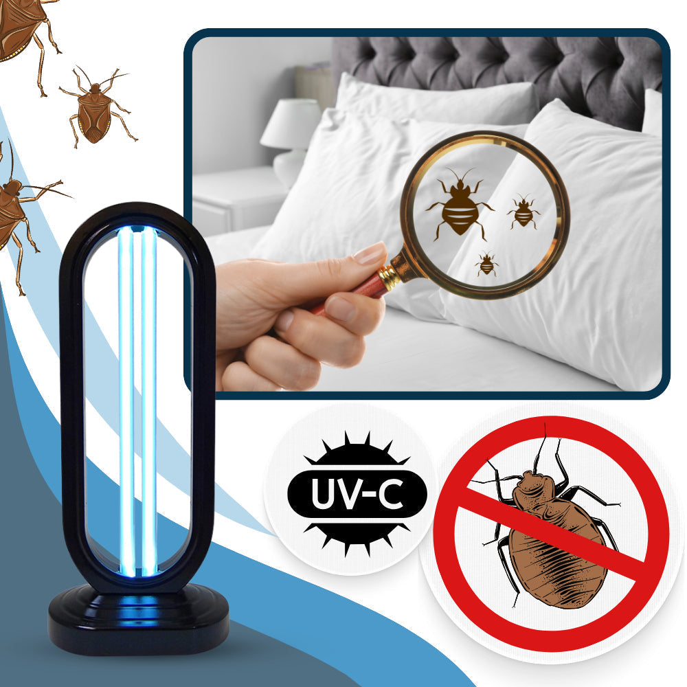Portable UV Disinfectant Lamp For Floor And Room Sanitizing | Temsk