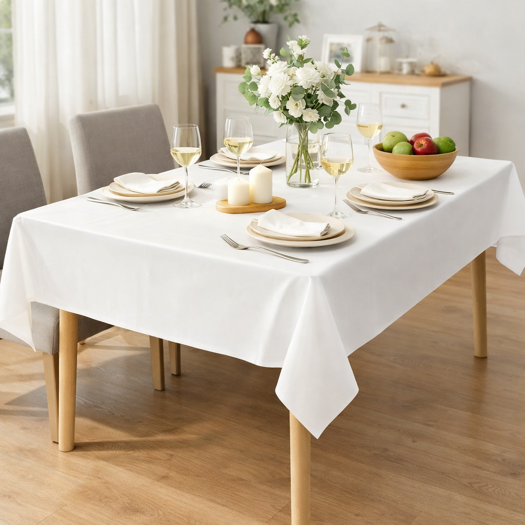 Pureegg Disposable Plastic Table Covers Waterproof And Stain Resistant | Temsk