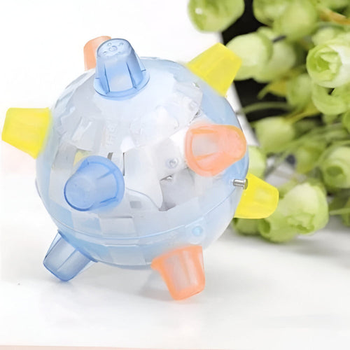 Interactive LED Jumping Ball Dog Toy For Active Play Bouncy Plastic | Temsk