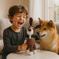 Rope Dog Toy For Chew And Tug With Squeaker Sound Fun | Temsk