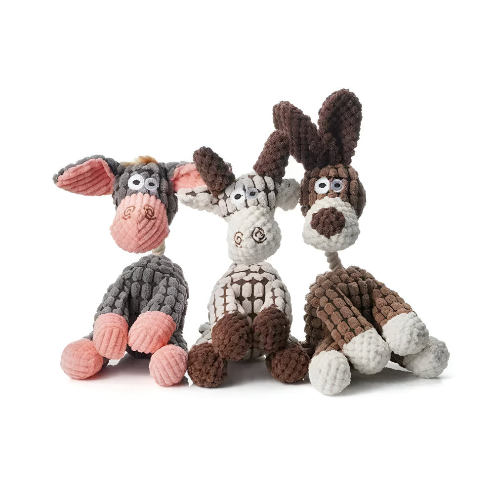 Rope Dog Toy For Chew And Tug With Squeaker Sound Fun | Temsk