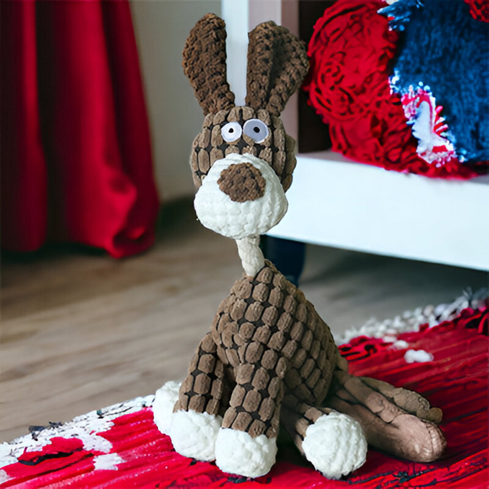 Rope Dog Toy For Chew And Tug With Squeaker Sound Fun | Temsk