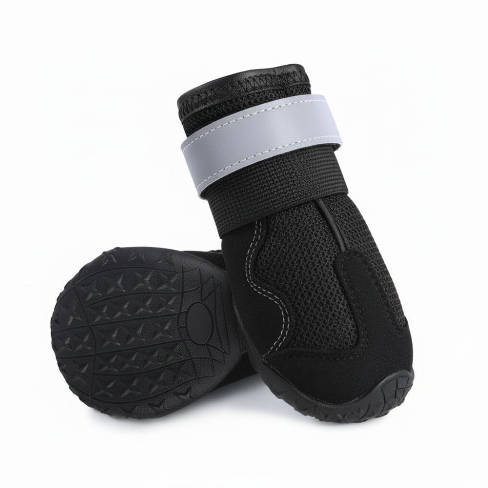 Dog Boots For Outdoor Paws With Durable Rubber Soles And Secure Fit | Temsk