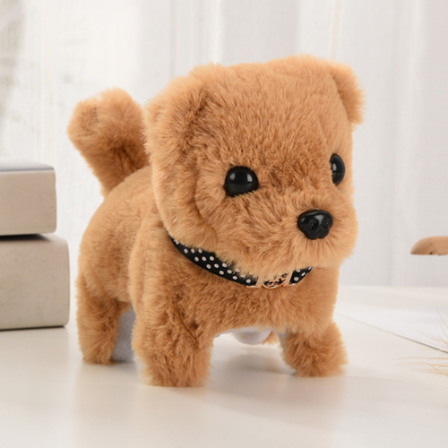 Interactive German Shepherd Puppy Robot With Plush Exterior That Walks And Barks Temsk