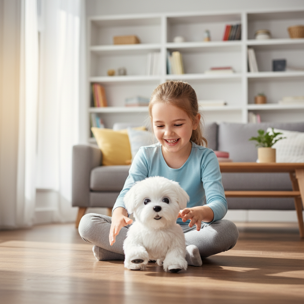 Walking Barking Puppy Interactive Toy For Kids And Pets | Temsk