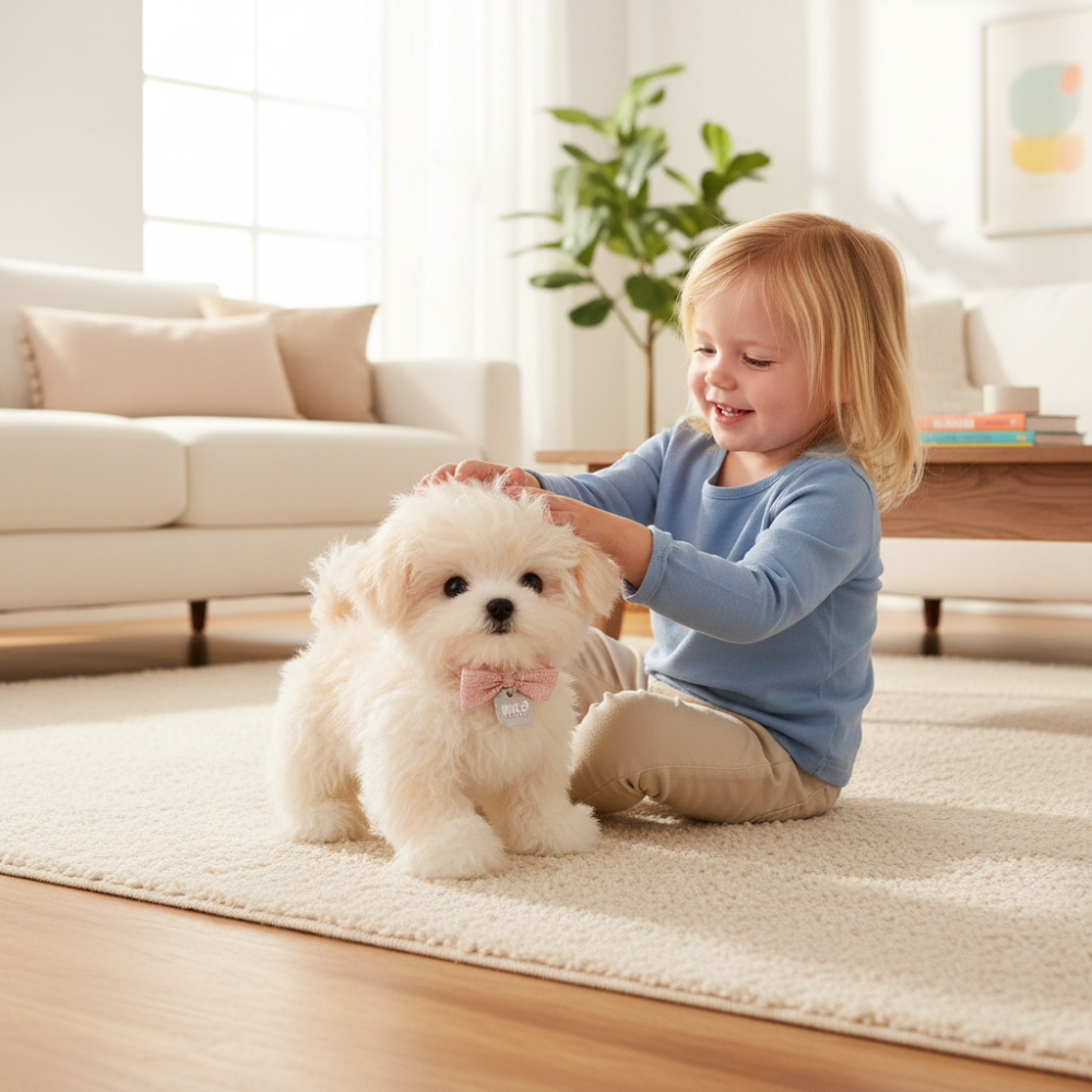 Walking Barking Puppy Interactive Toy For Kids And Pets | Temsk