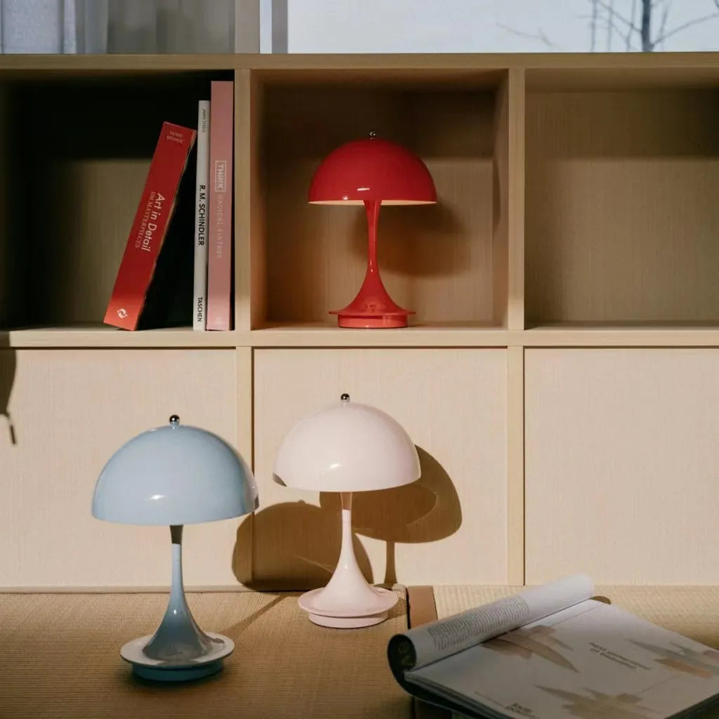 AuraGlide Cordless Table Lamp For Desk And Living Room | Temsk