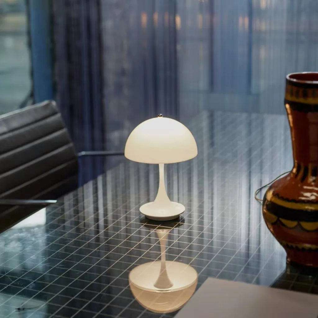 AuraGlide Cordless Table Lamp For Desk And Living Room | Temsk