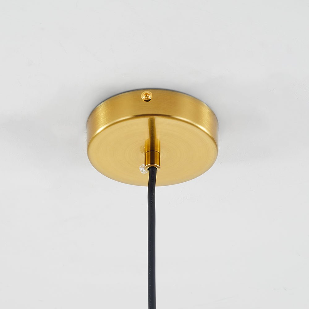 12 Inch Diameter Dual Layer Glass Globe Pendant Light Fixture | Temsk