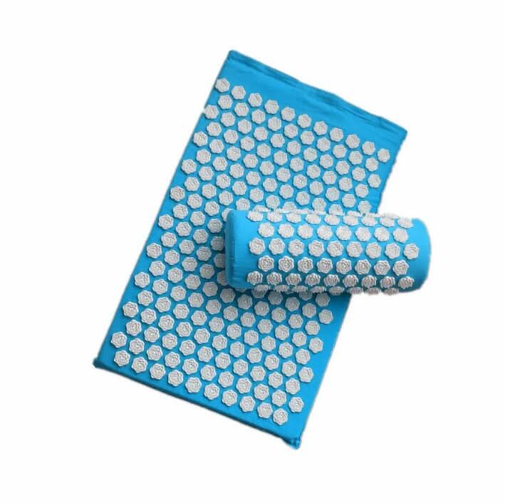 CalmFlow Acupressure Yoga Mat and Cushion Set for Natural Pain Relief and Relaxation | Temsk